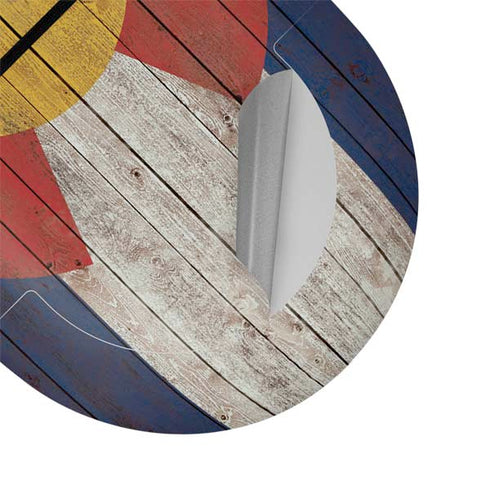 Colorado Flag Dark Wood Google Pixel Buds Skin